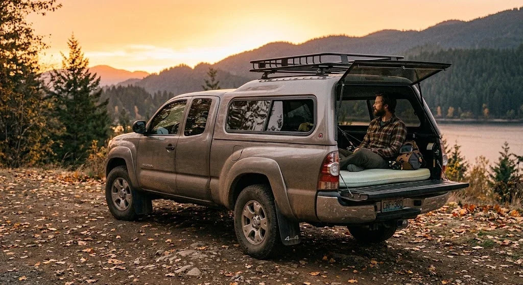 A Truck That Turns Into a Bed Anywhere: Adding a Camper Shell
