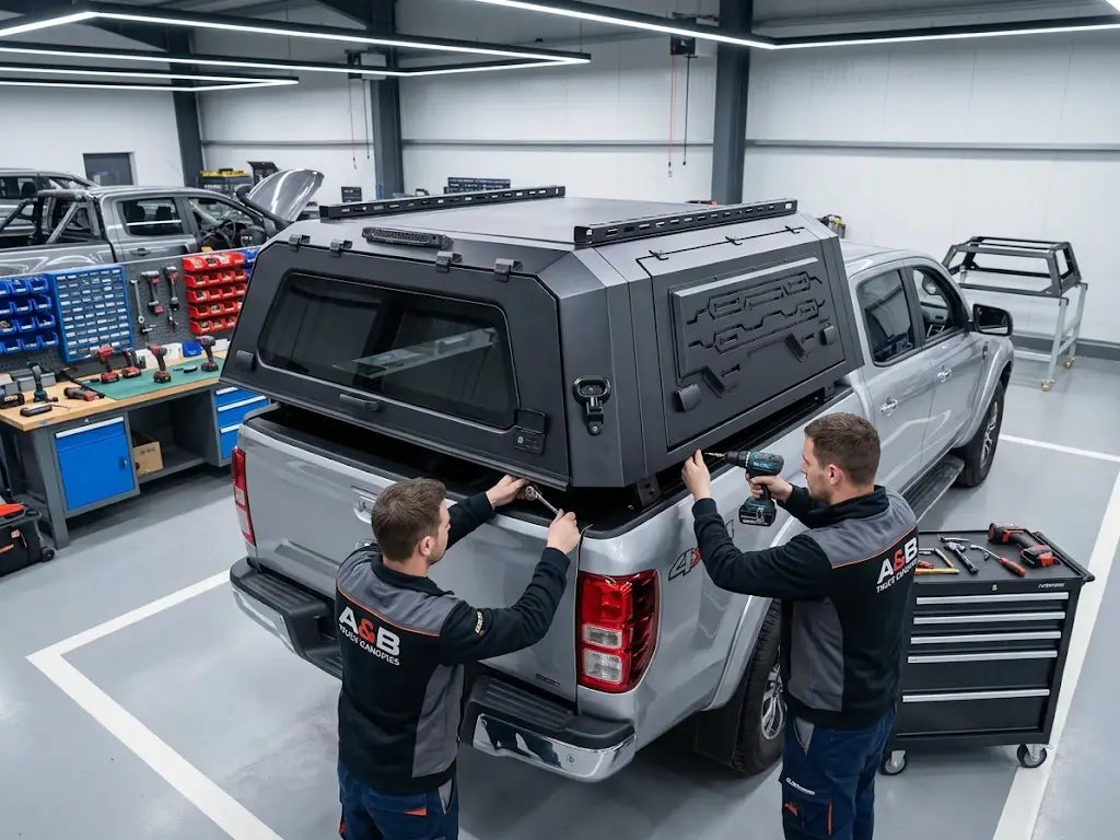 fitting an aluminium truck canopy