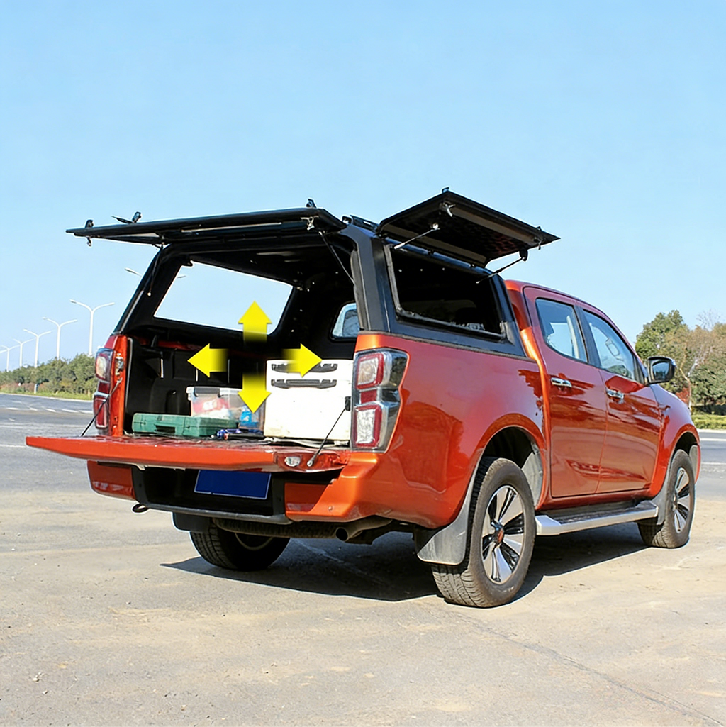 Toyota Hilux Revo Double Cab 5.0ft Aluminum Truck Canopy | Modular Bed Cap – Armacap