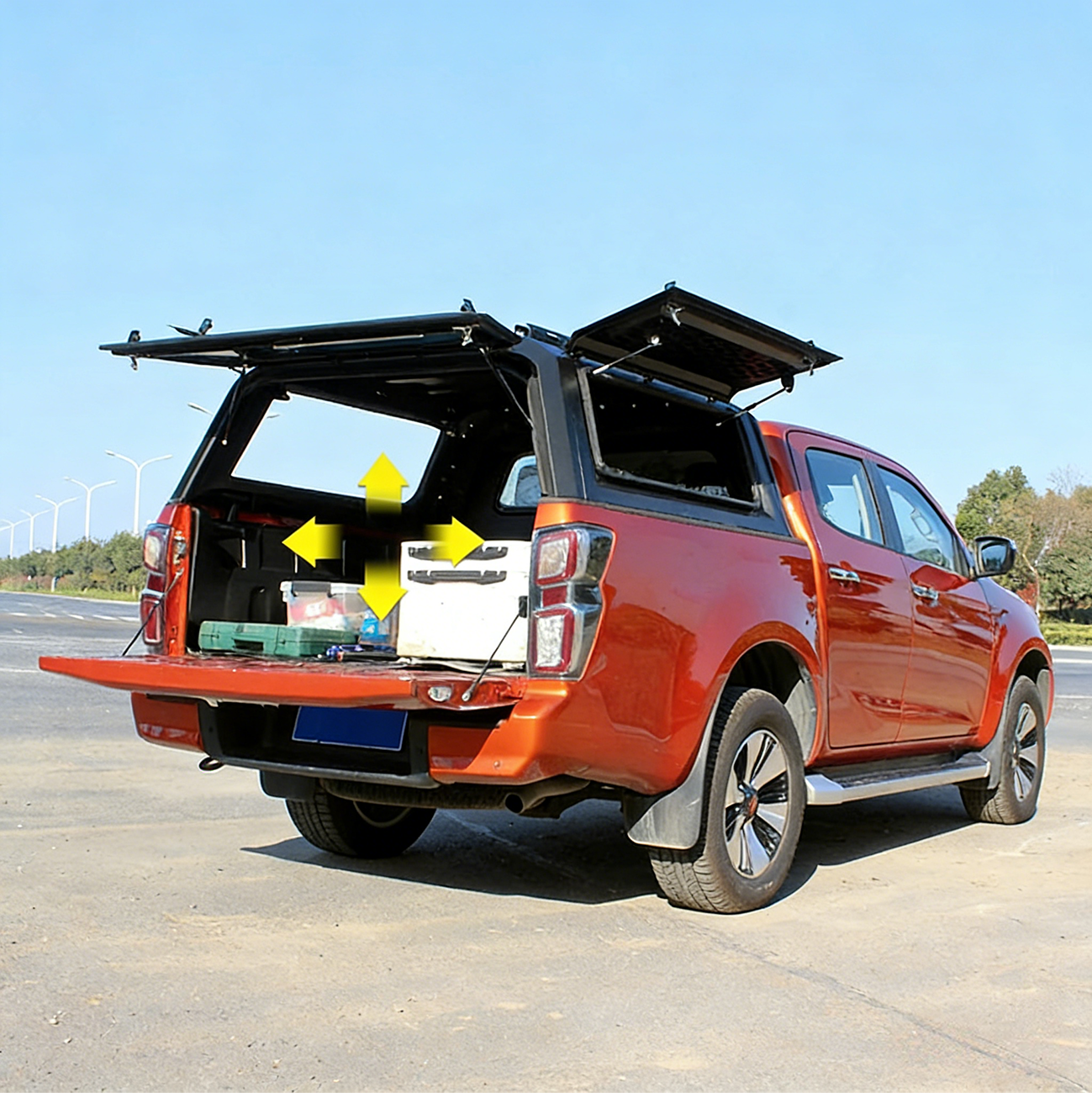 Toyota Hilux Revo Double Cab 5.0ft Aluminum Truck Canopy | Modular Bed Cap – Armacap