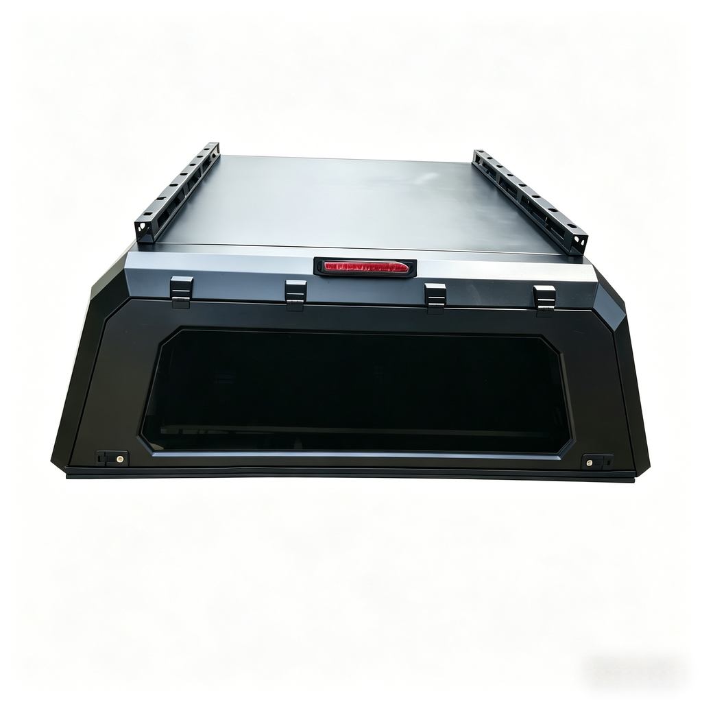 Ford F-250 SRW 4X4 Crew Cab Lariat 6.8ft Aluninum Alloy Truck Canopy With Slide Window | Modular Bed Cap – Armacap