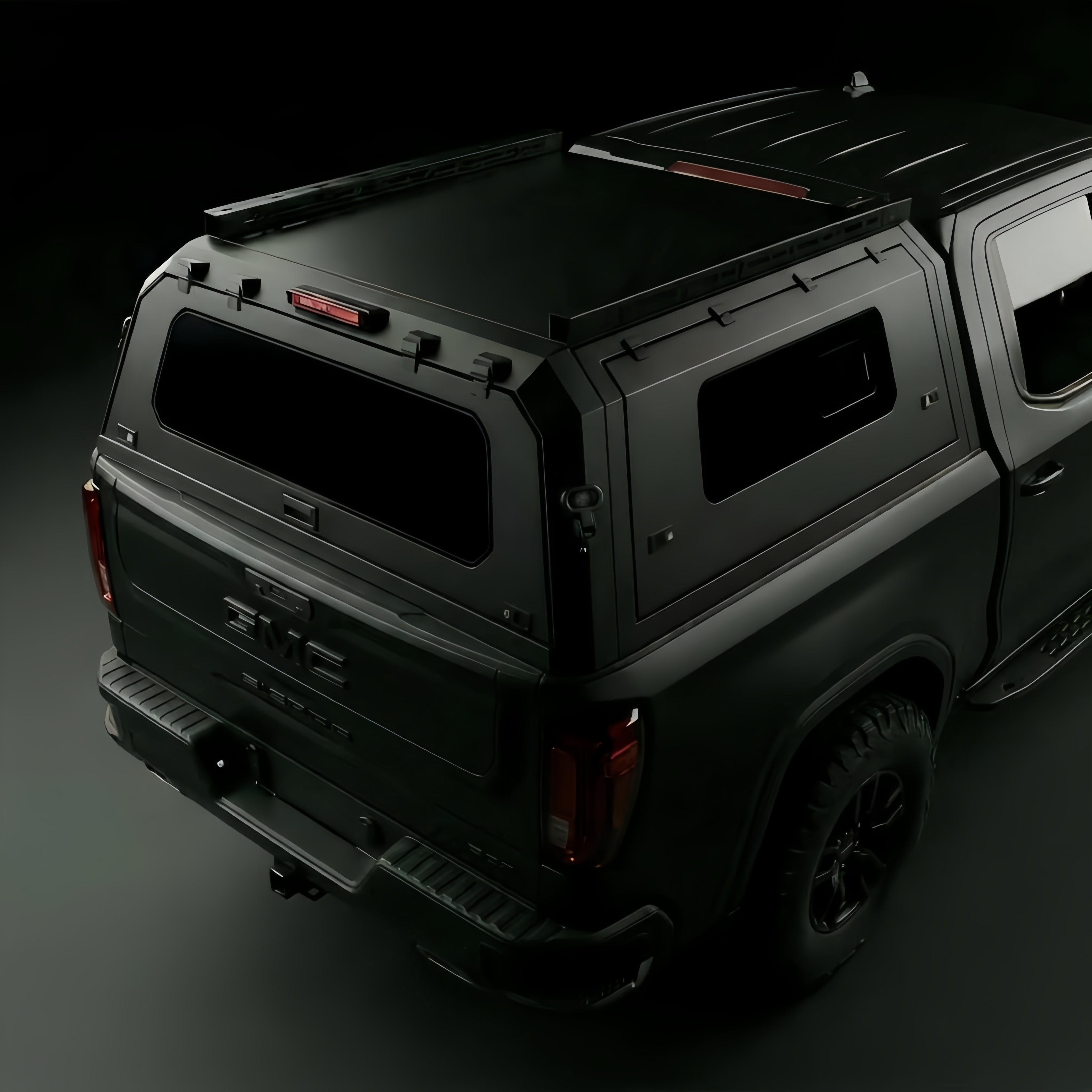 GMC Sierra 1500 6.5ft Aluminum Truck Canopy With Slide Window | Modular Bed Cap – Armacap