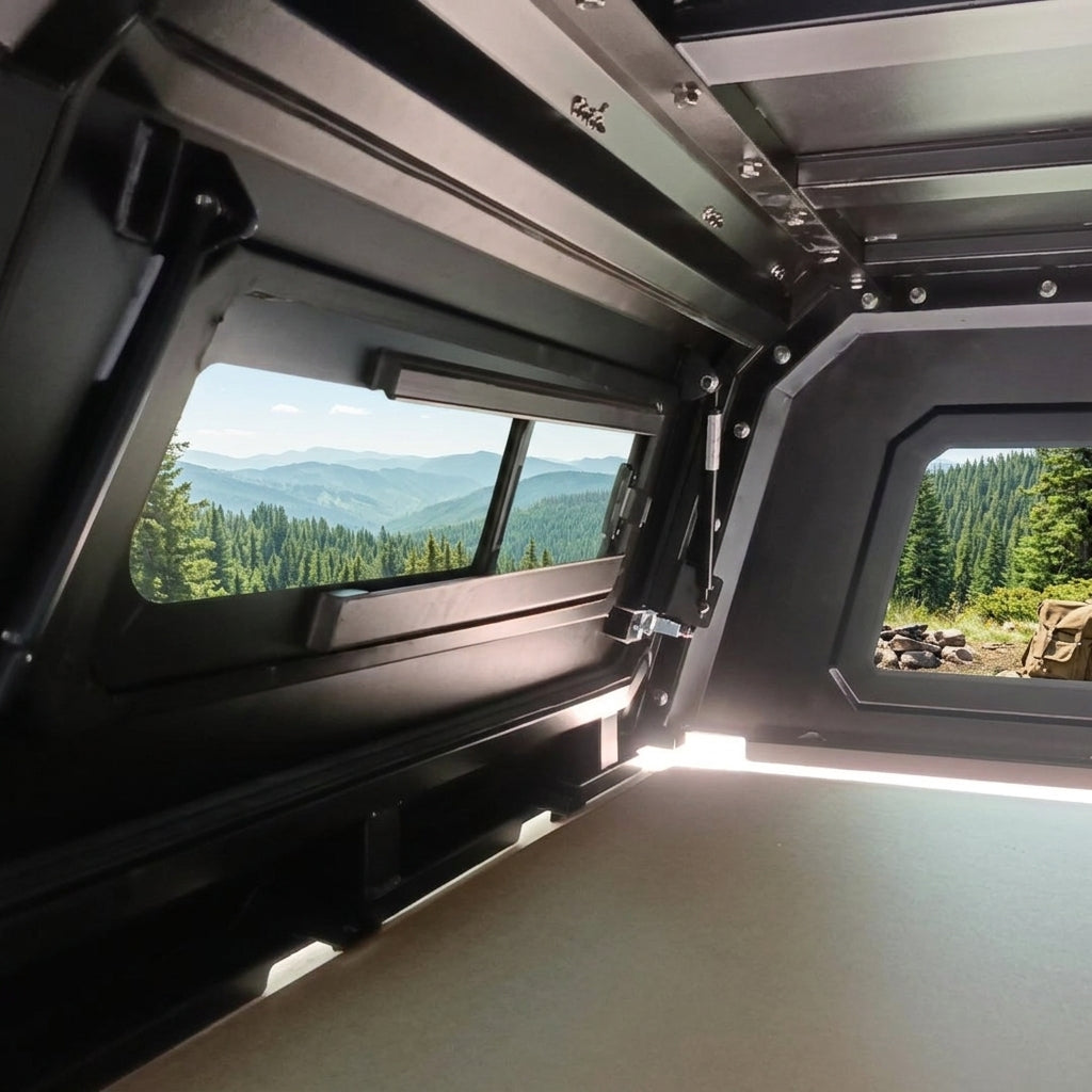 Aluminum Alloy Truck Canopy，Aluminum Alloy Truck Cap With Slide Window, Aluminum Camper Shell