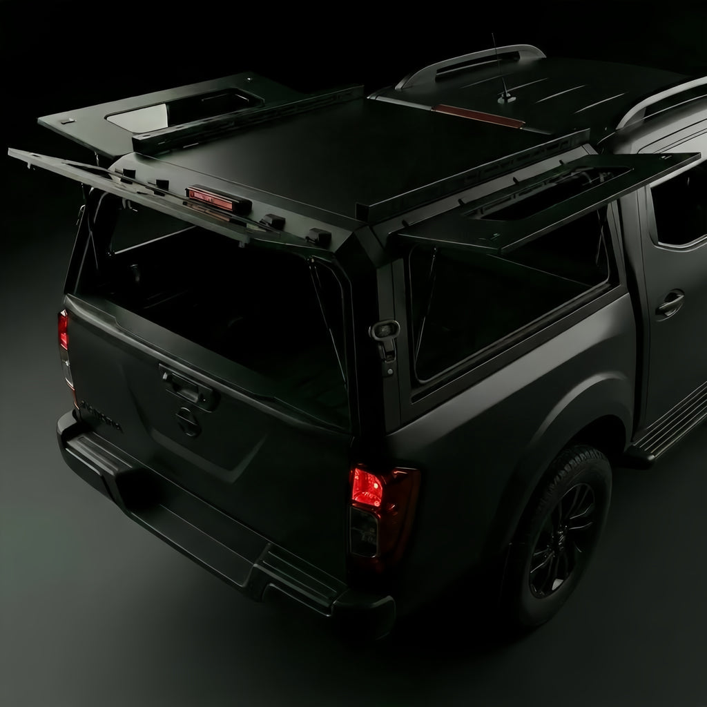 Aluminum Alloy Truck Canopy，Nissan Navara Aluminum Alloy Truck Cap With Slide Window,Nissan Navara Aluminum Camper Shell