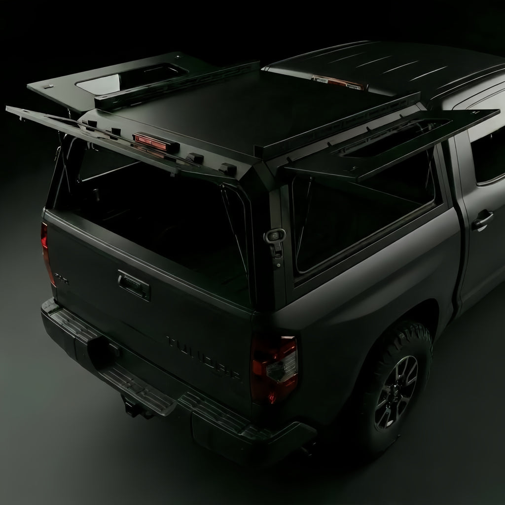 Aluminum Alloy Truck Canopy，toyota tundra Aluminum Alloy Truck Cap With Slide Window, Aluminum Toyota tundra Shell