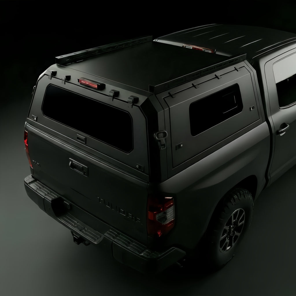 Aluminum Alloy Truck Canopy，Toyota Tundra Aluminum Alloy Truck Cap With Slide Window,Toyota Tundra Aluminum Camper Shell