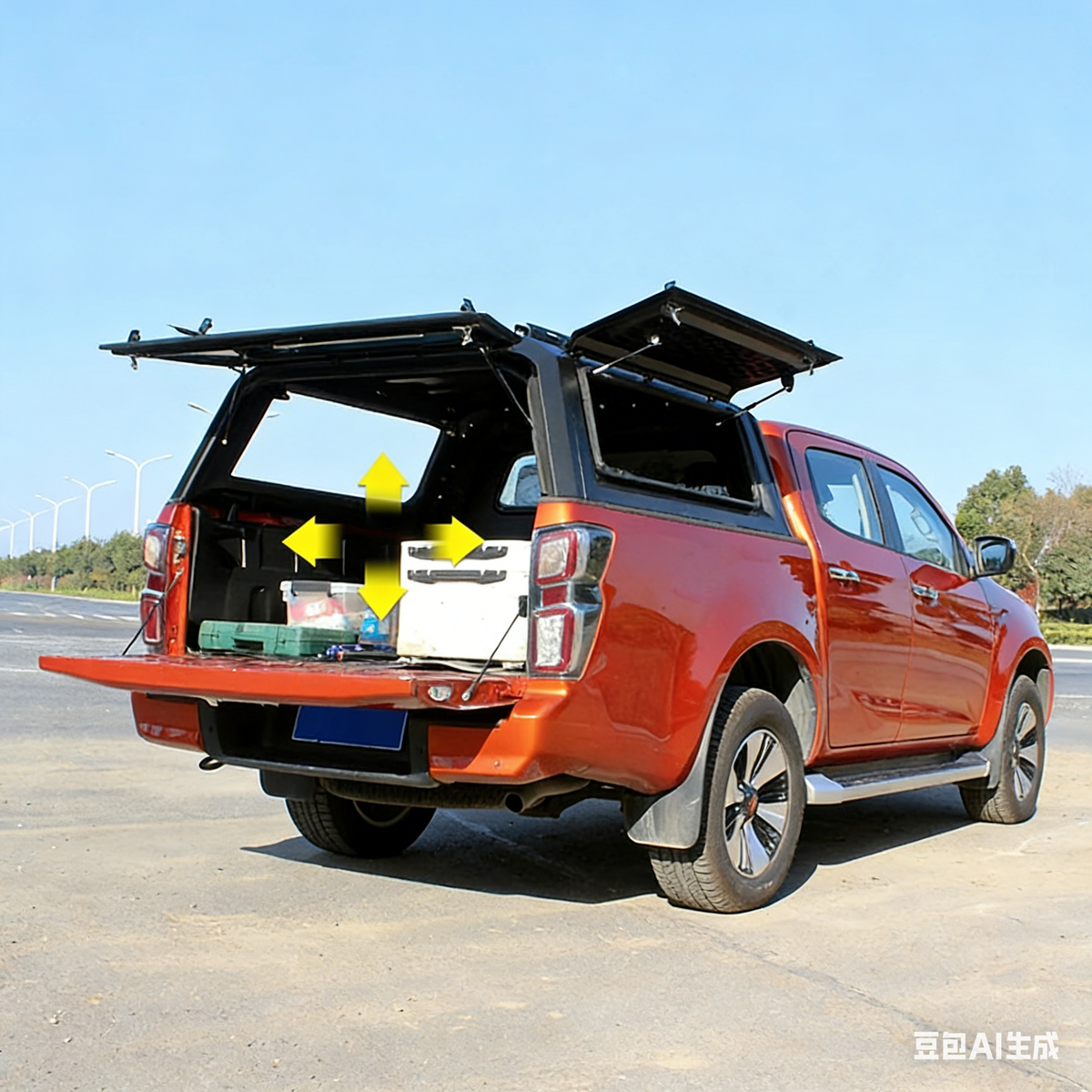 aluminum alloy canopy for Chevrolet Silverad 2500 