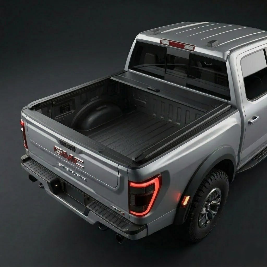 2015-2025 GMC Canyon retractable bed cover 6.2 ft Armacap waterproof tonneau cover