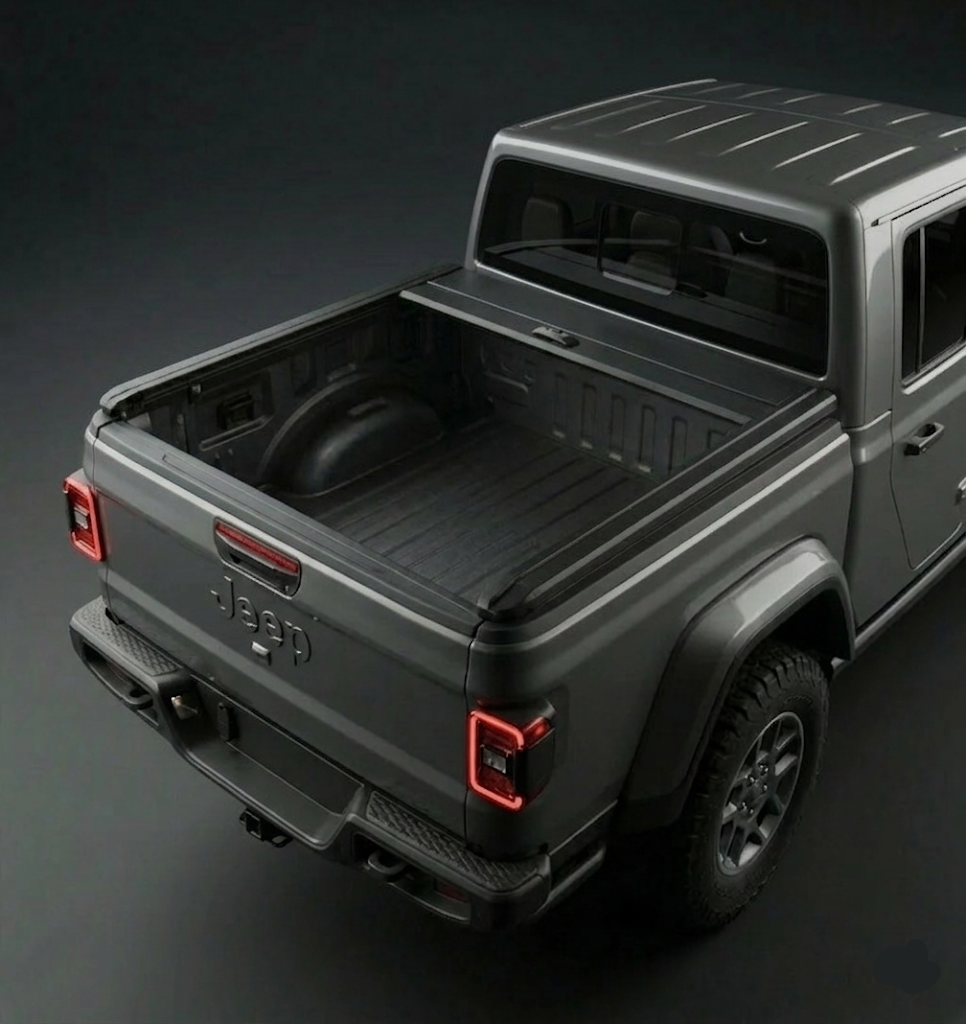 2020-2025 Jeep Gladiator retractable bed cover 5.0 ft Armacap waterproof tonneau cover